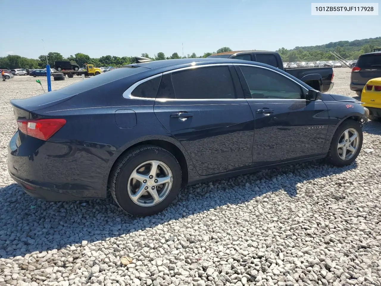 2018 Chevrolet Malibu Ls VIN: 1G1ZB5ST9JF117928 Lot: 62718495