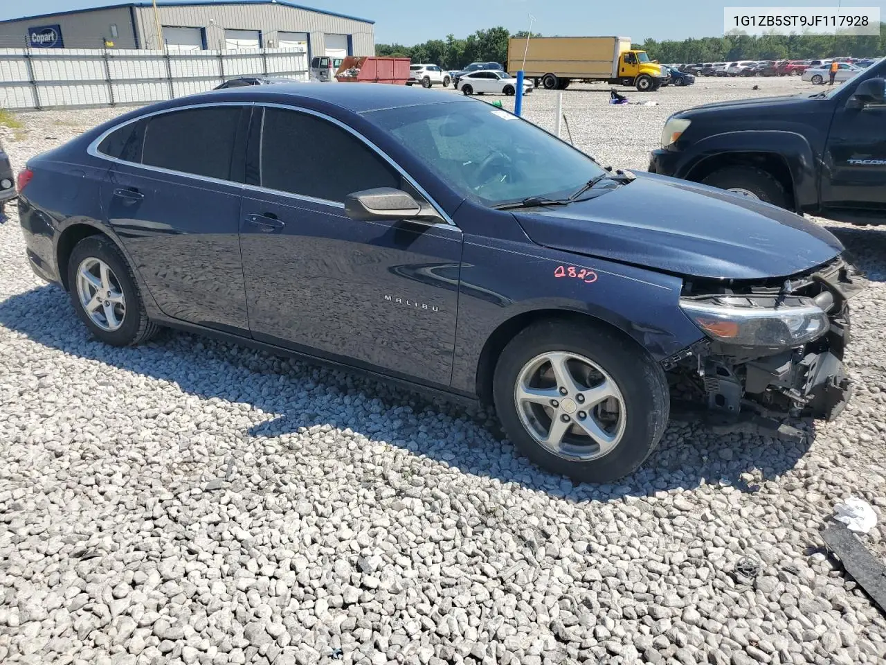 2018 Chevrolet Malibu Ls VIN: 1G1ZB5ST9JF117928 Lot: 62718495