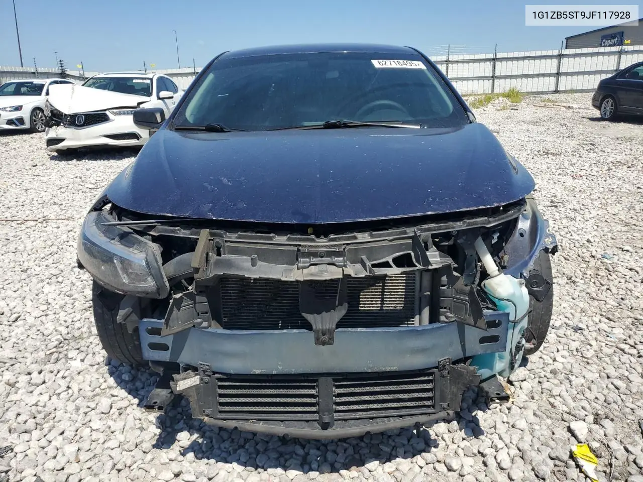2018 Chevrolet Malibu Ls VIN: 1G1ZB5ST9JF117928 Lot: 62718495