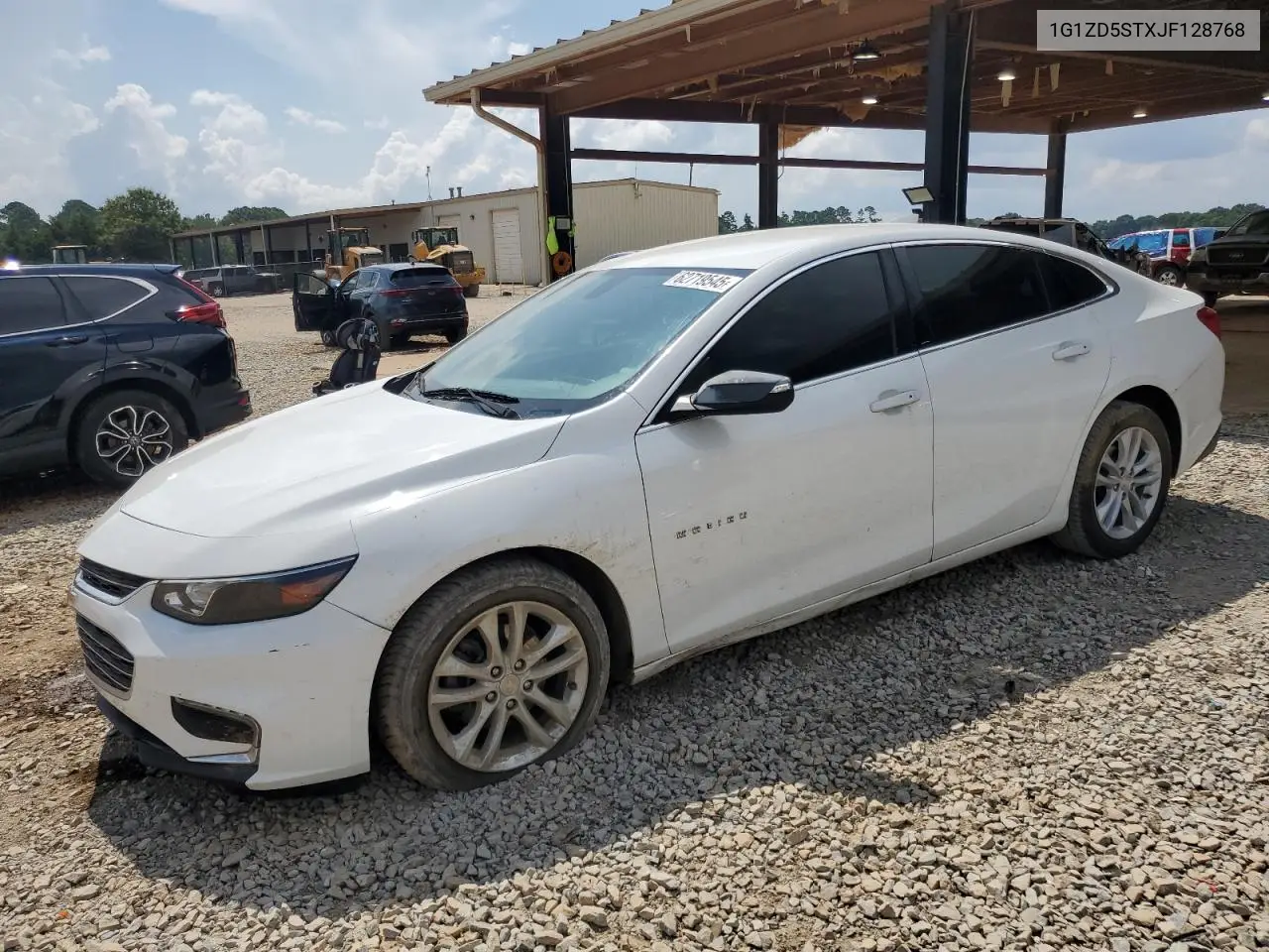 2018 Chevrolet Malibu Lt VIN: 1G1ZD5STXJF128768 Lot: 62719545