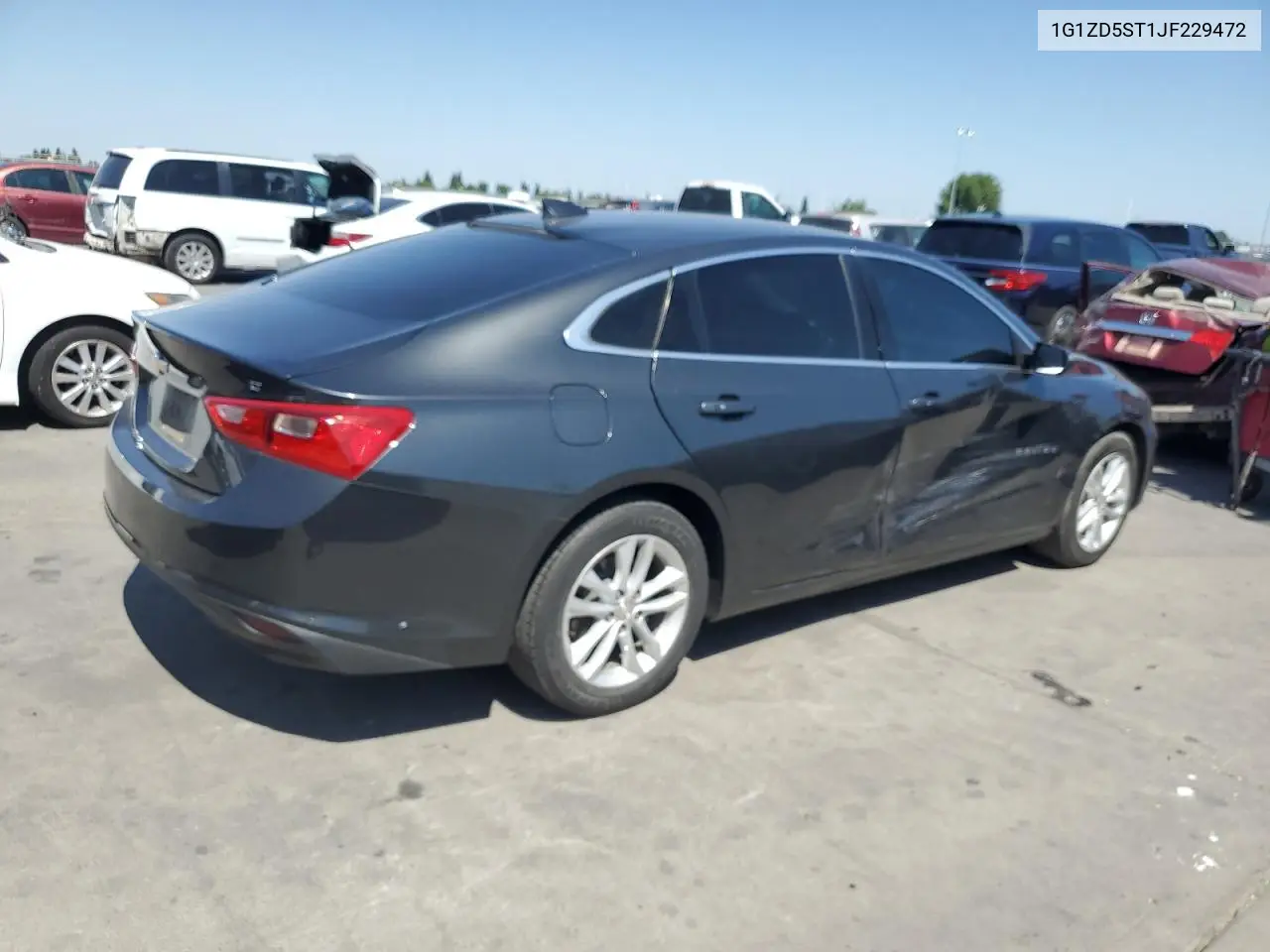 2018 Chevrolet Malibu Lt VIN: 1G1ZD5ST1JF229472 Lot: 62773055