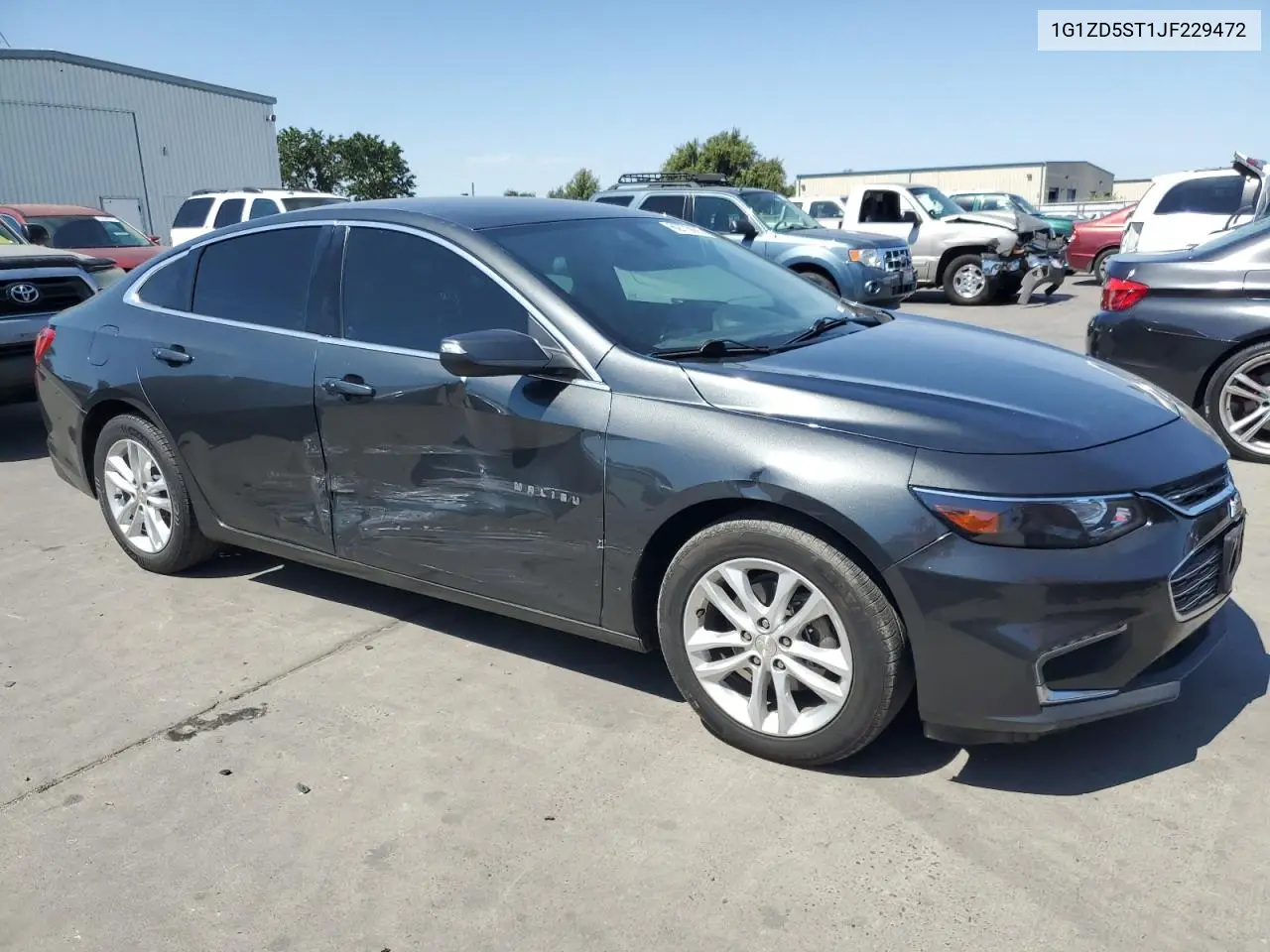 2018 Chevrolet Malibu Lt VIN: 1G1ZD5ST1JF229472 Lot: 62773055