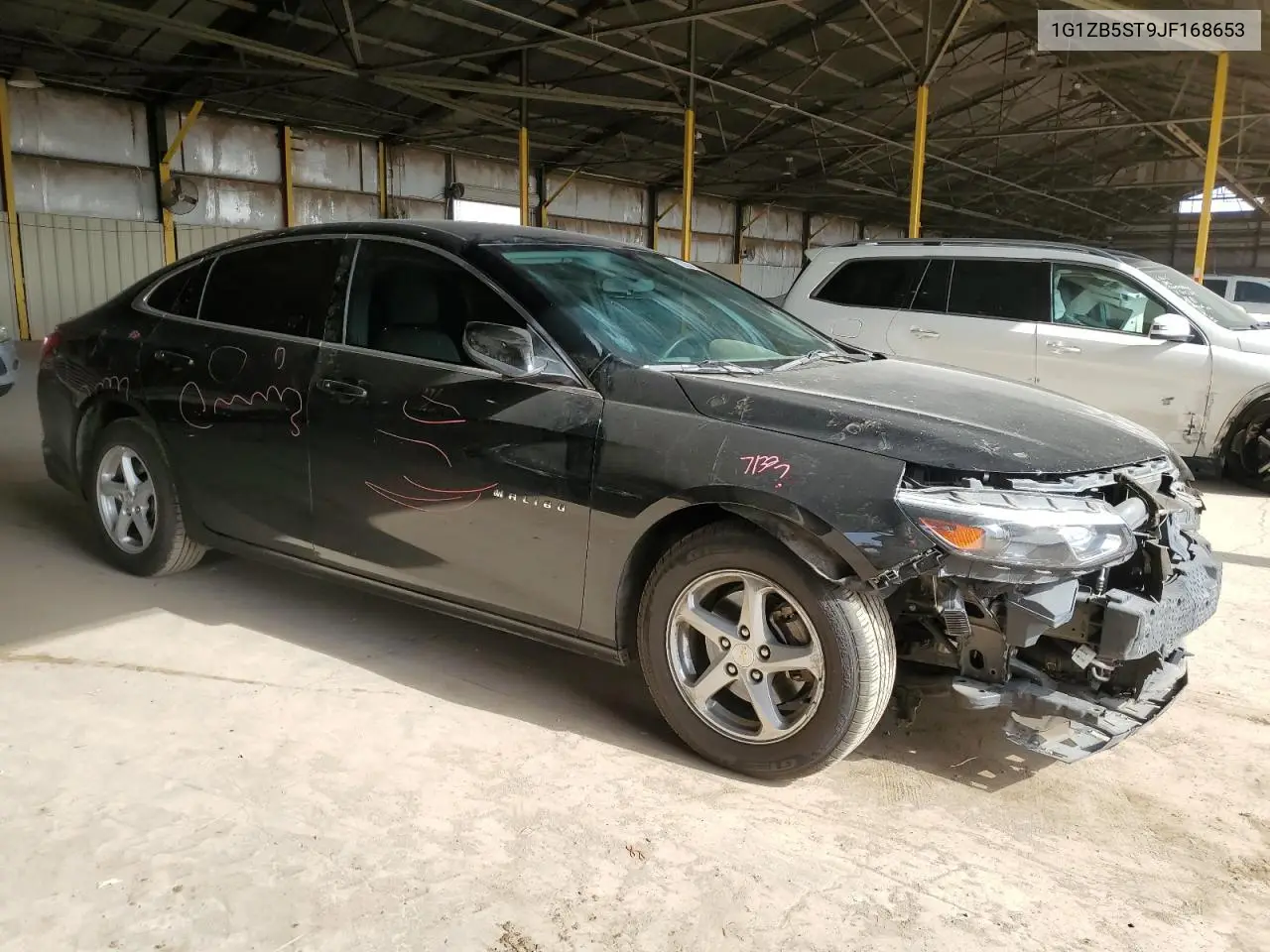 2018 Chevrolet Malibu Ls VIN: 1G1ZB5ST9JF168653 Lot: 62936985