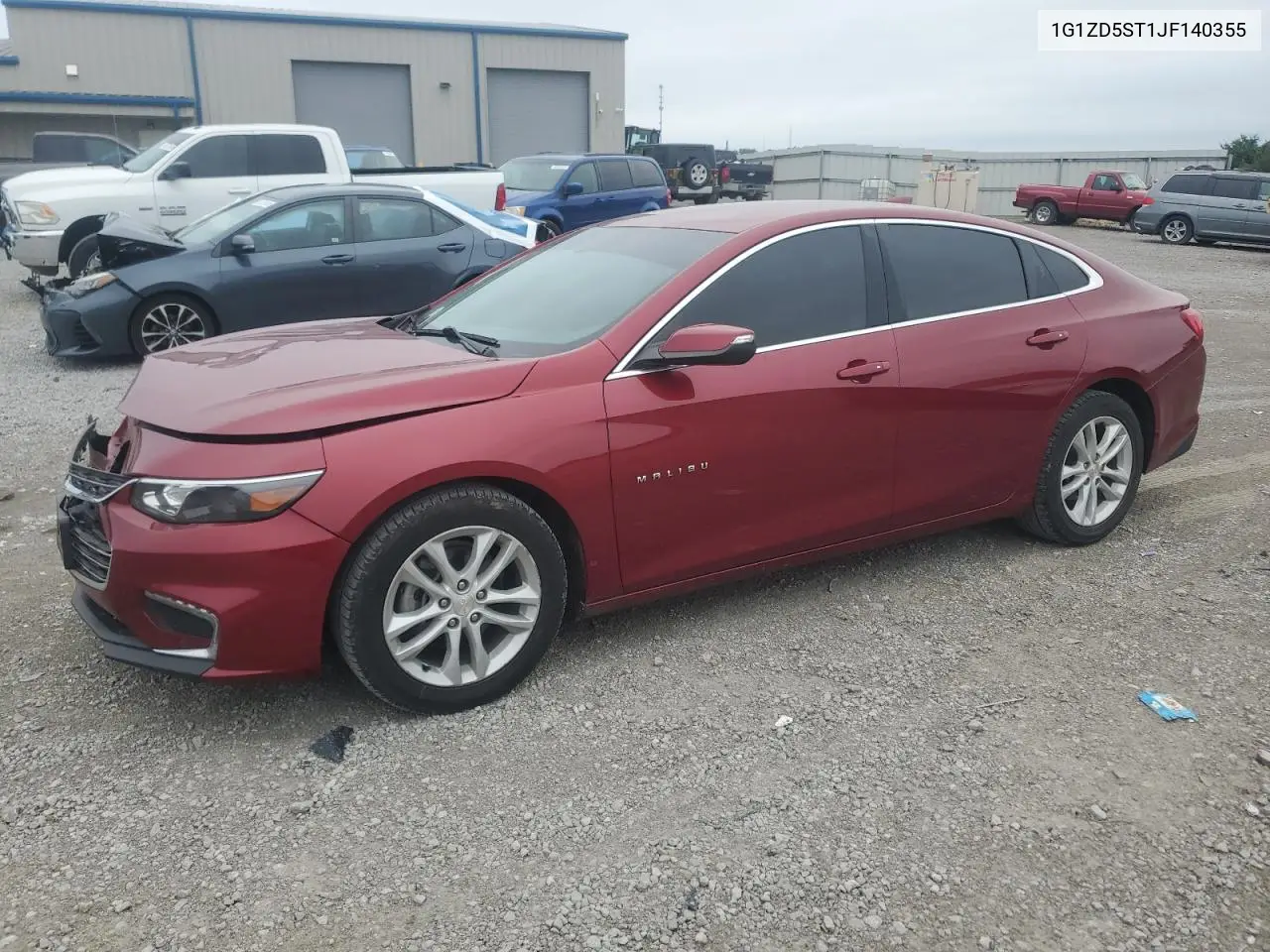 2018 Chevrolet Malibu Lt VIN: 1G1ZD5ST1JF140355 Lot: 62949355