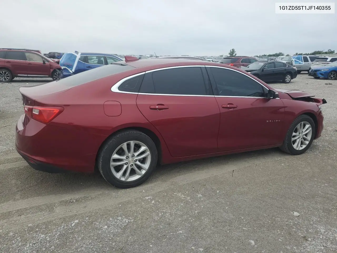 2018 Chevrolet Malibu Lt VIN: 1G1ZD5ST1JF140355 Lot: 62949355