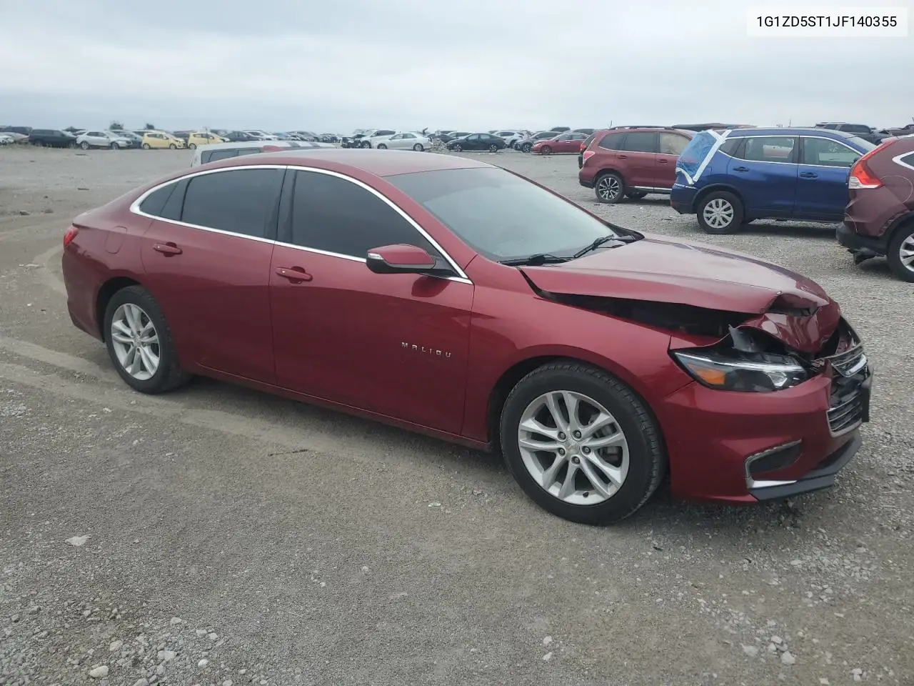2018 Chevrolet Malibu Lt VIN: 1G1ZD5ST1JF140355 Lot: 62949355