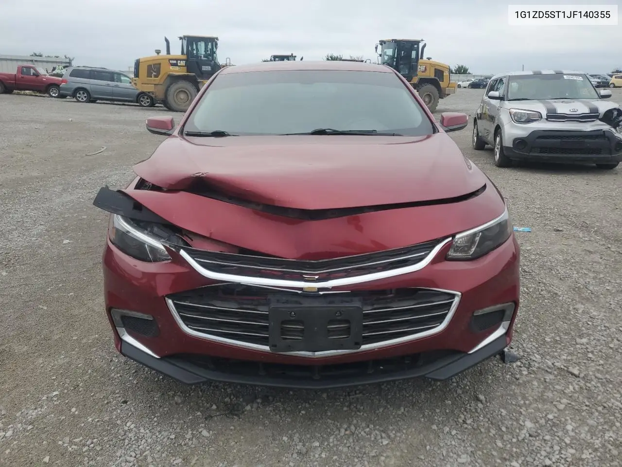 2018 Chevrolet Malibu Lt VIN: 1G1ZD5ST1JF140355 Lot: 62949355