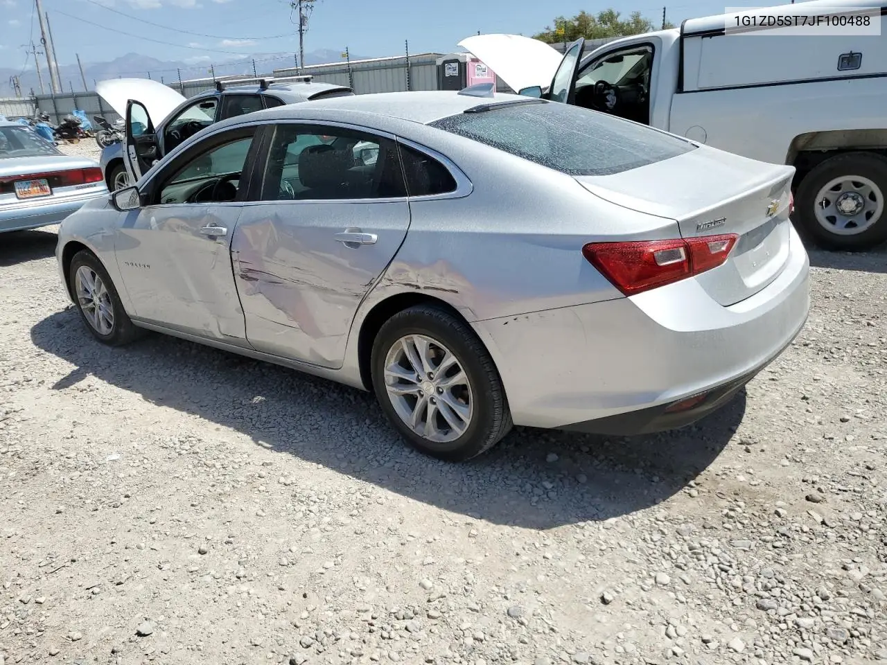 2018 Chevrolet Malibu Lt VIN: 1G1ZD5ST7JF100488 Lot: 65650565