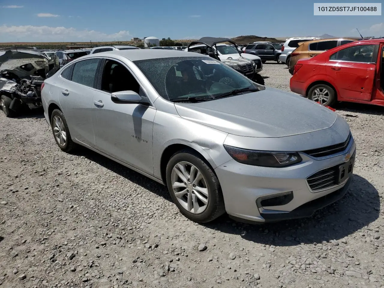 2018 Chevrolet Malibu Lt VIN: 1G1ZD5ST7JF100488 Lot: 65650565