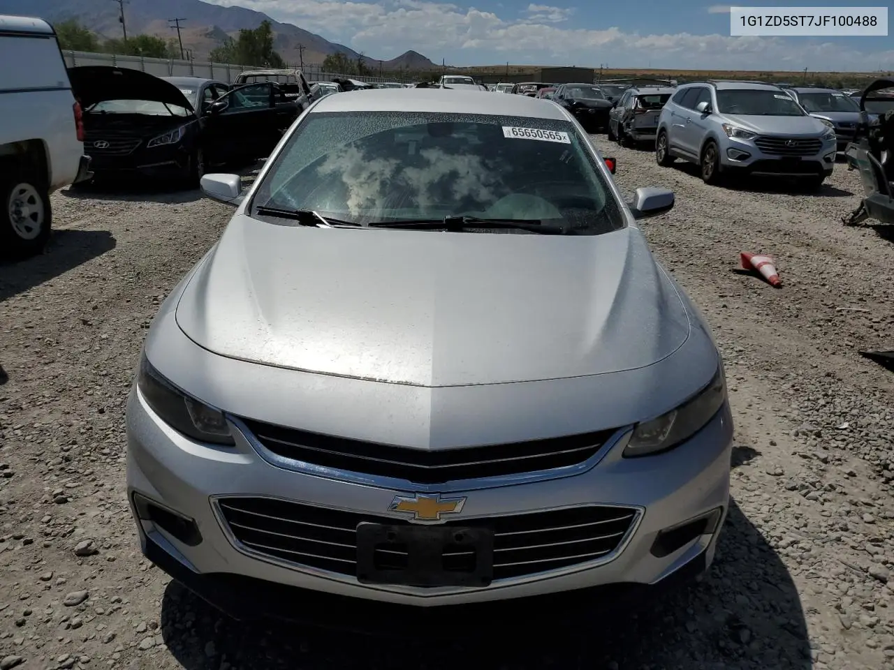 2018 Chevrolet Malibu Lt VIN: 1G1ZD5ST7JF100488 Lot: 65650565