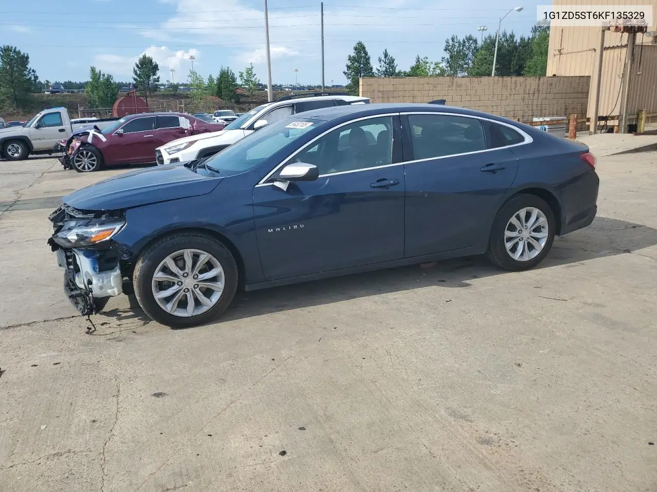 2019 Chevrolet Malibu Lt VIN: 1G1ZD5ST6KF135329 Lot: 56452185