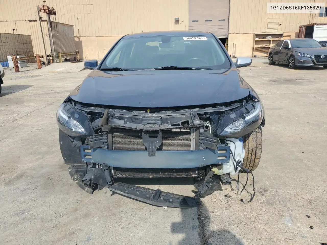 2019 Chevrolet Malibu Lt VIN: 1G1ZD5ST6KF135329 Lot: 56452185