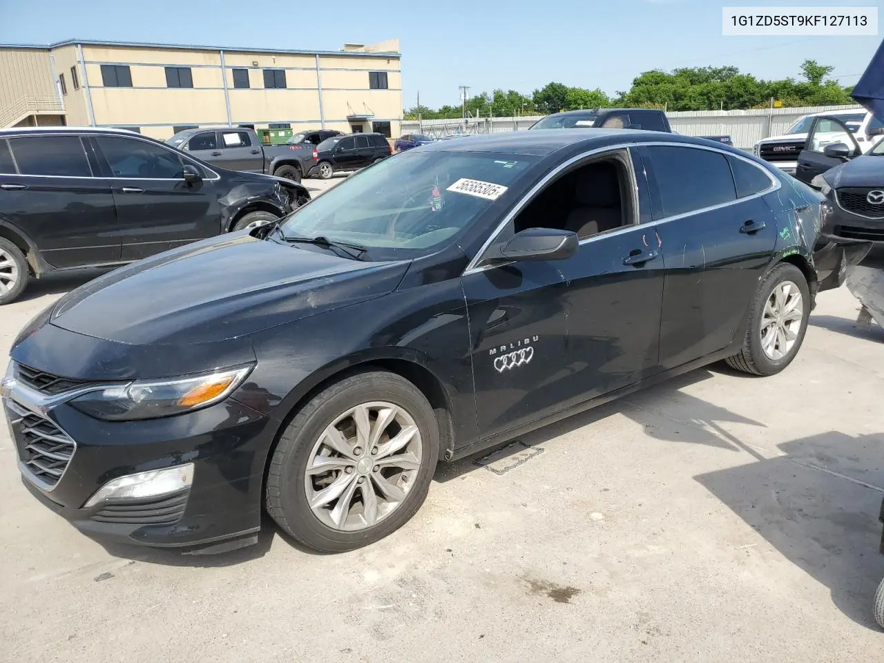 2019 Chevrolet Malibu Lt VIN: 1G1ZD5ST9KF127113 Lot: 56585305