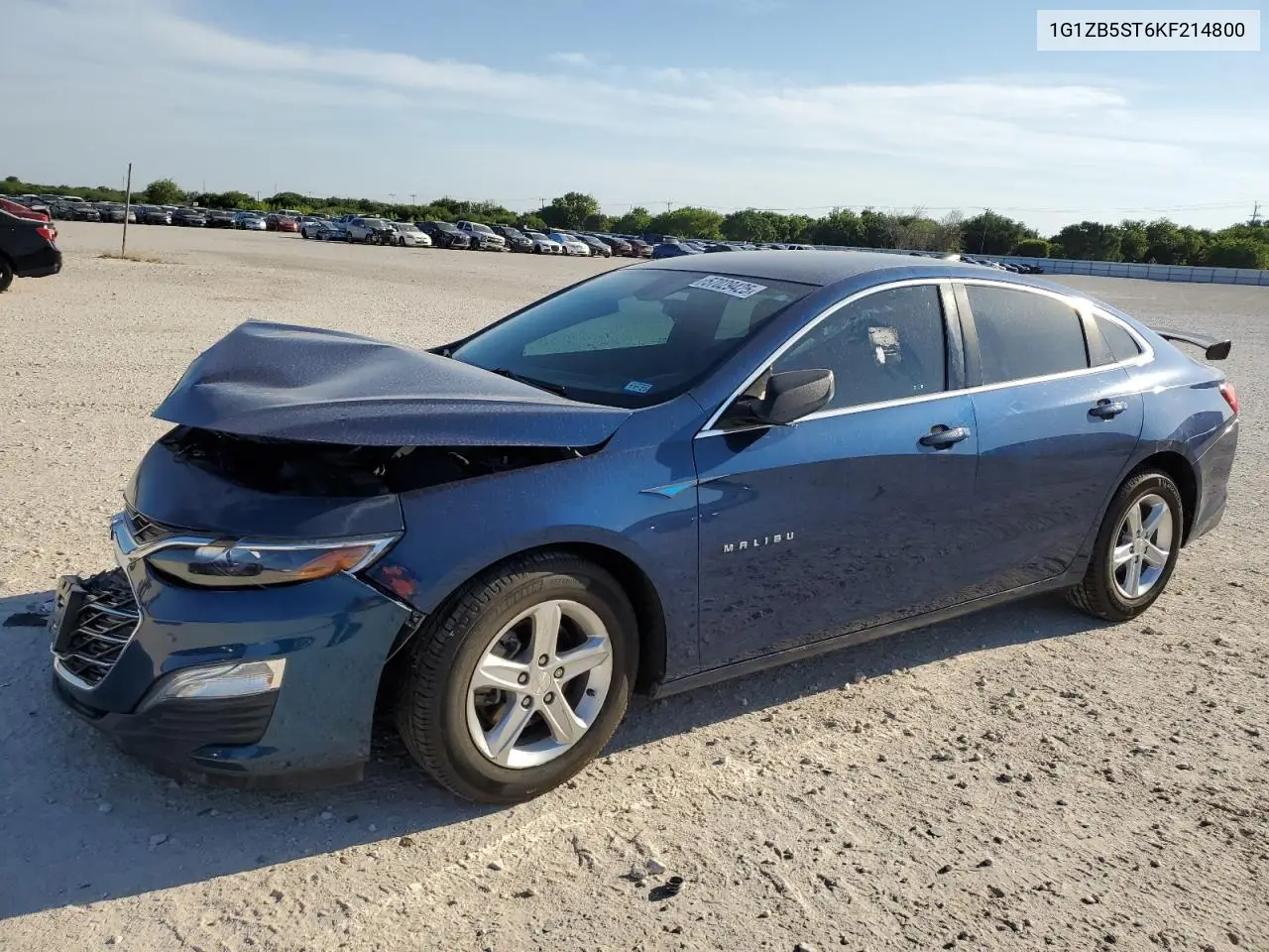 2019 Chevrolet Malibu Ls VIN: 1G1ZB5ST6KF214800 Lot: 57029425