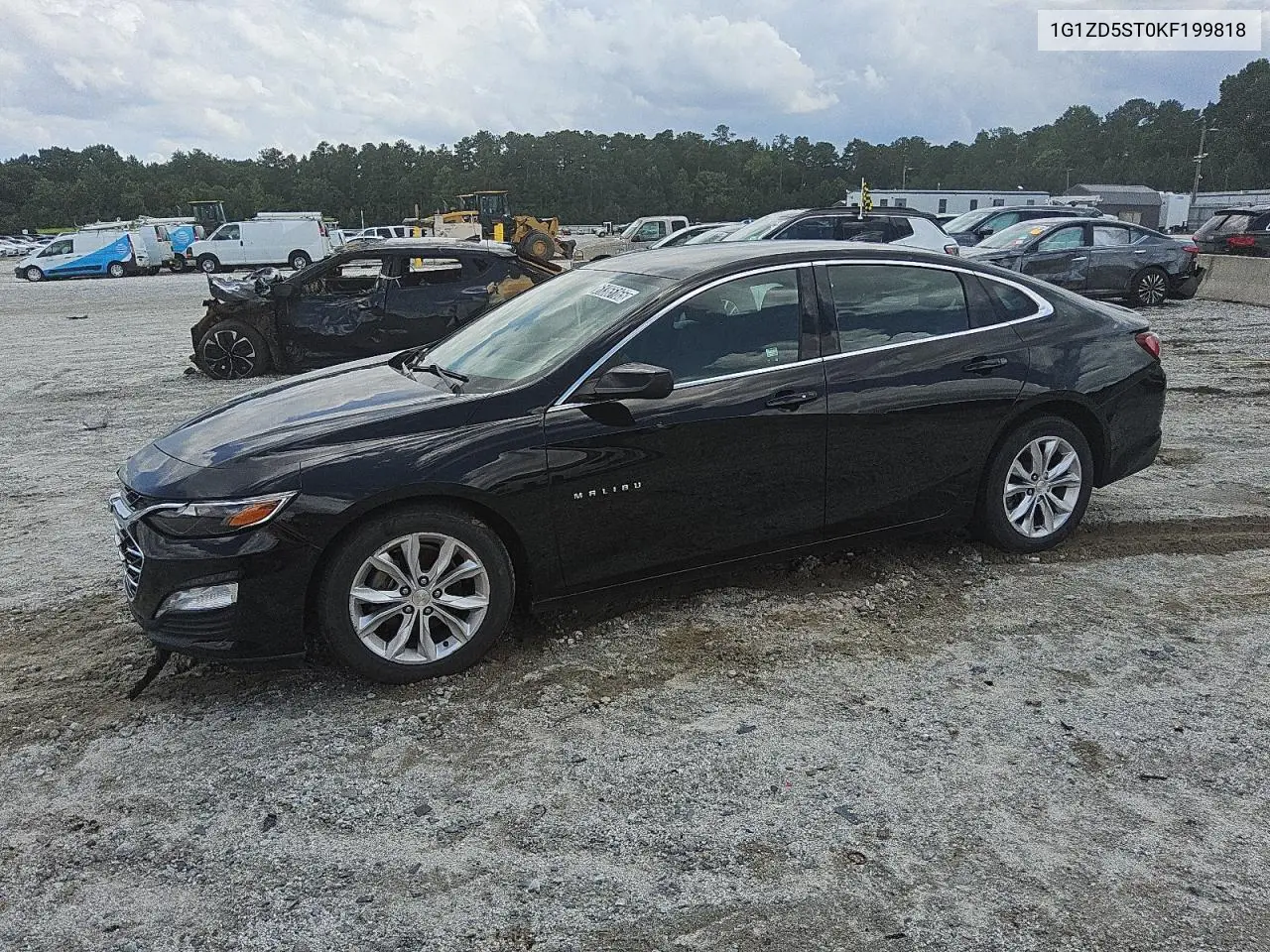 2019 Chevrolet Malibu Lt VIN: 1G1ZD5ST0KF199818 Lot: 61365165