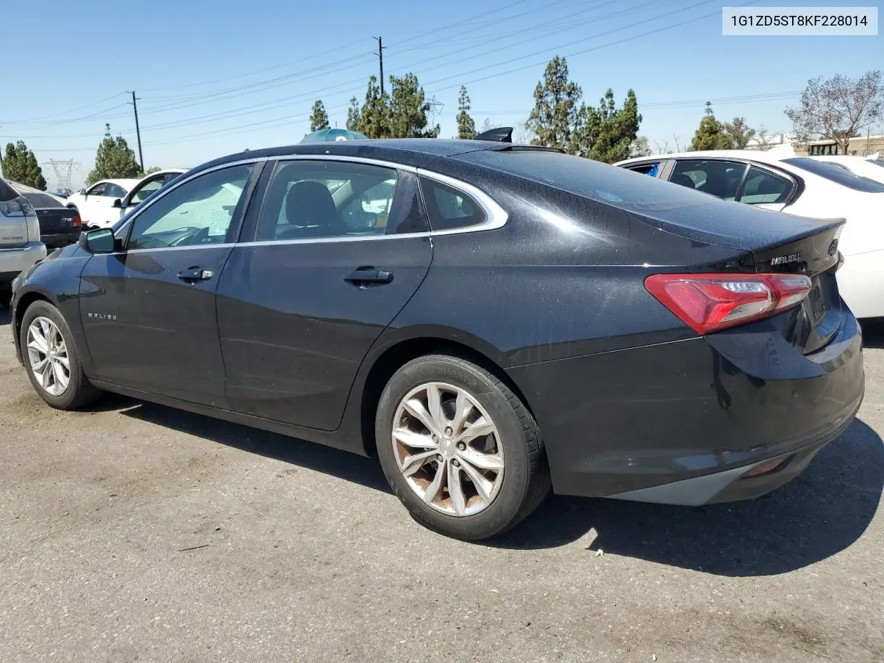 2019 Chevrolet Malibu Lt VIN: 1G1ZD5ST8KF228014 Lot: 62036035