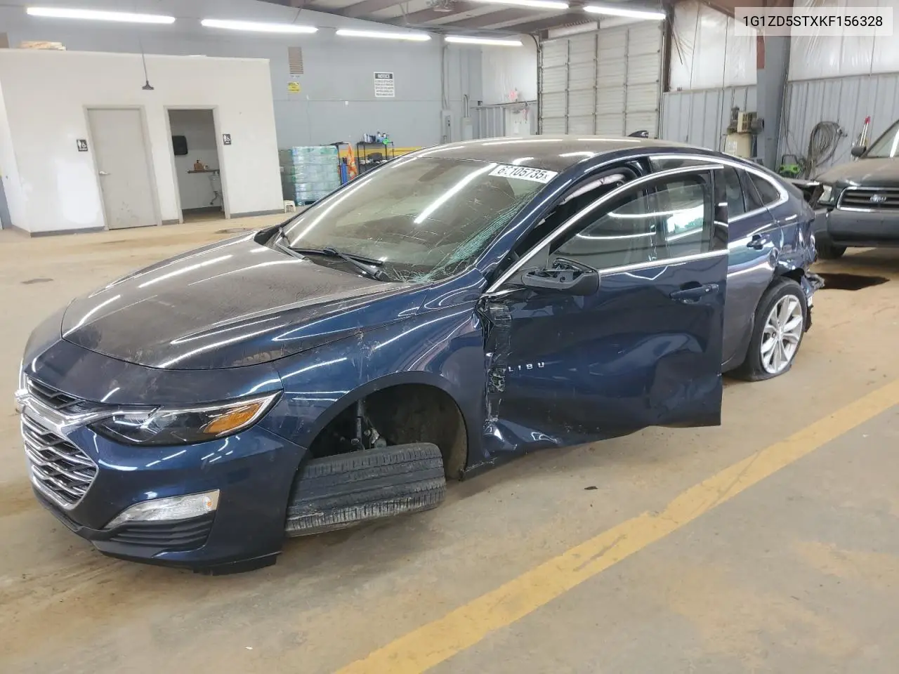 2019 Chevrolet Malibu Lt VIN: 1G1ZD5STXKF156328 Lot: 62105735