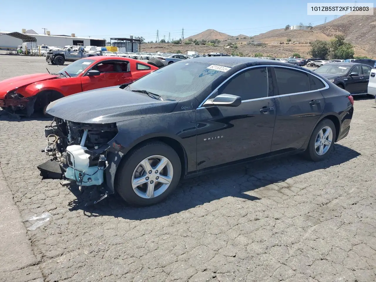 2019 Chevrolet Malibu Ls VIN: 1G1ZB5ST2KF120803 Lot: 62153205