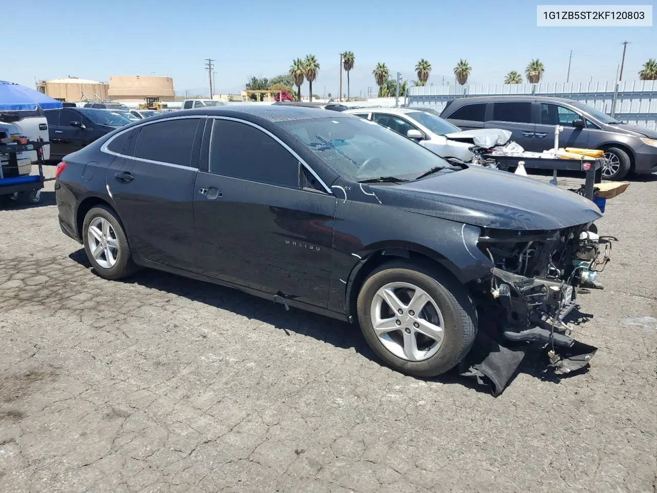 2019 Chevrolet Malibu Ls VIN: 1G1ZB5ST2KF120803 Lot: 62153205