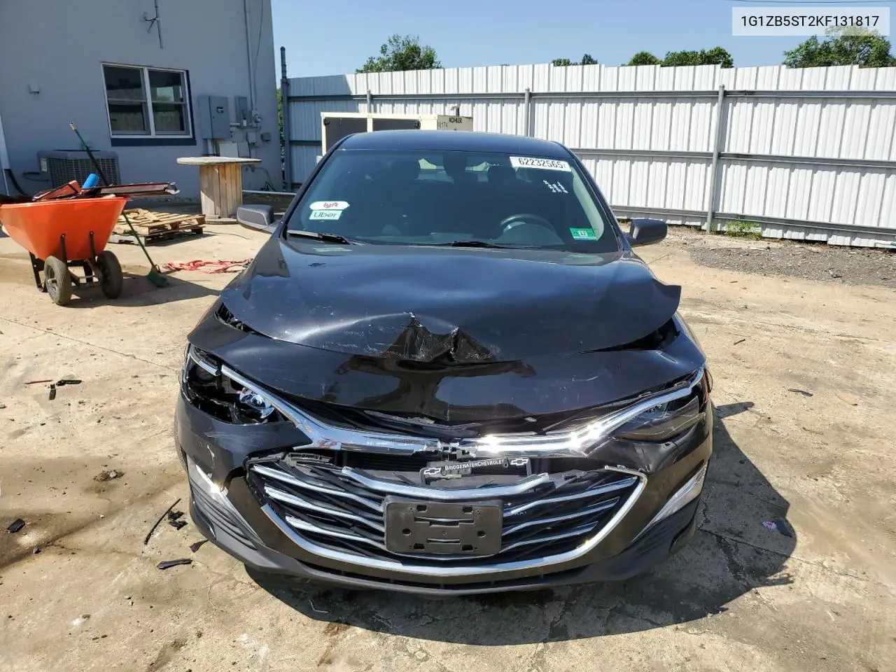 2019 Chevrolet Malibu Ls VIN: 1G1ZB5ST2KF131817 Lot: 62232565