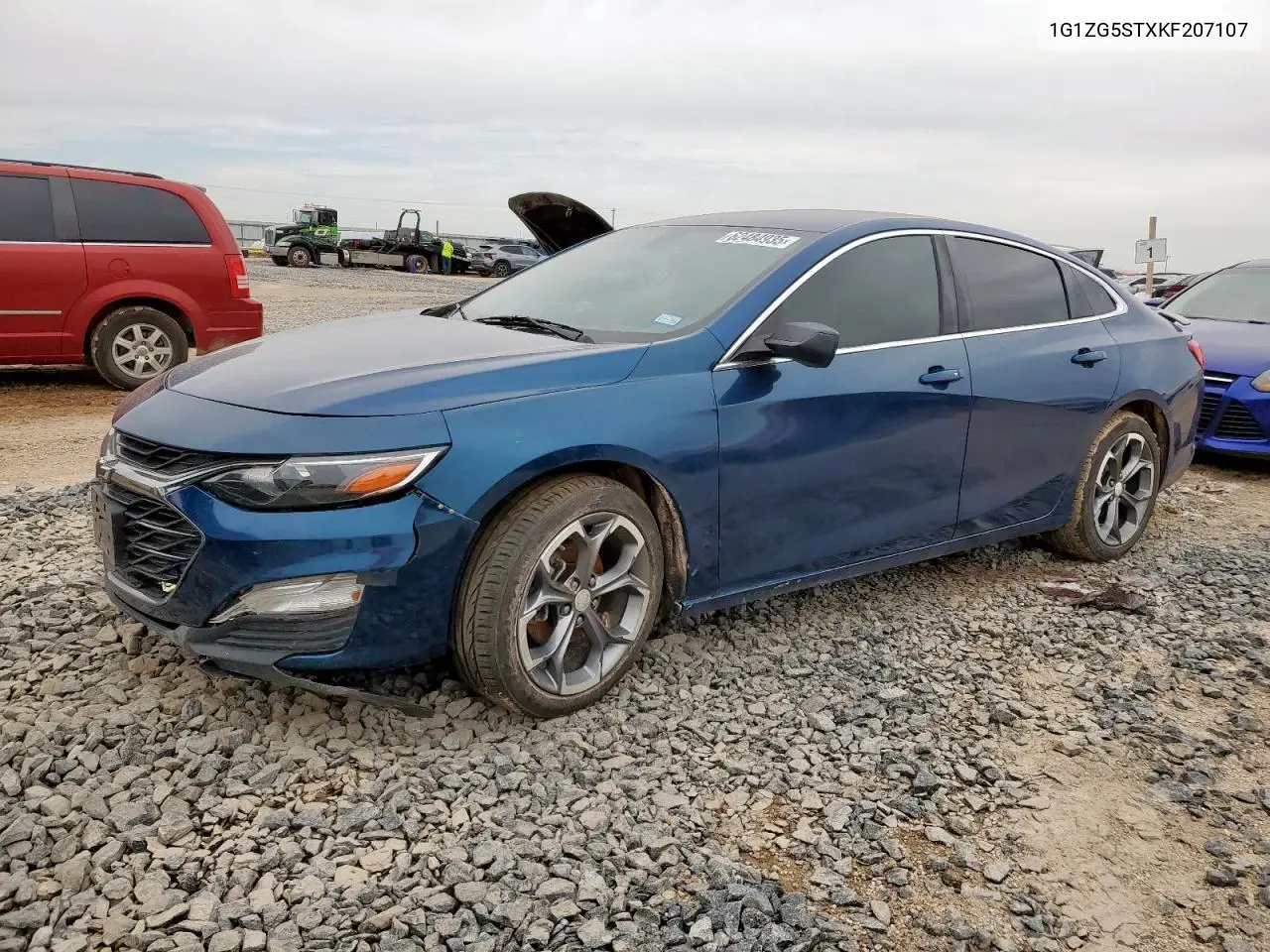 2019 Chevrolet Malibu Rs VIN: 1G1ZG5STXKF207107 Lot: 62484935