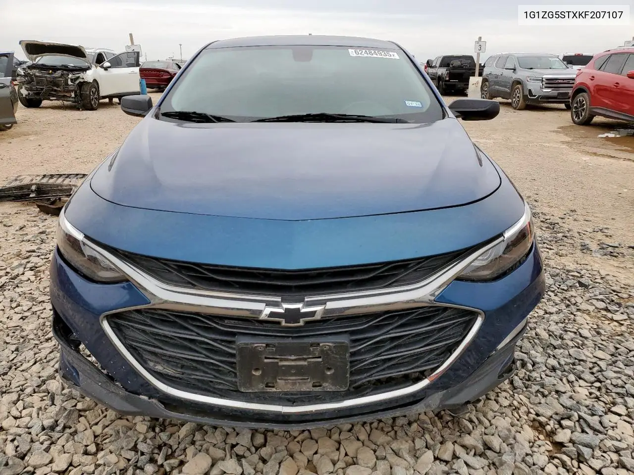 2019 Chevrolet Malibu Rs VIN: 1G1ZG5STXKF207107 Lot: 62484935