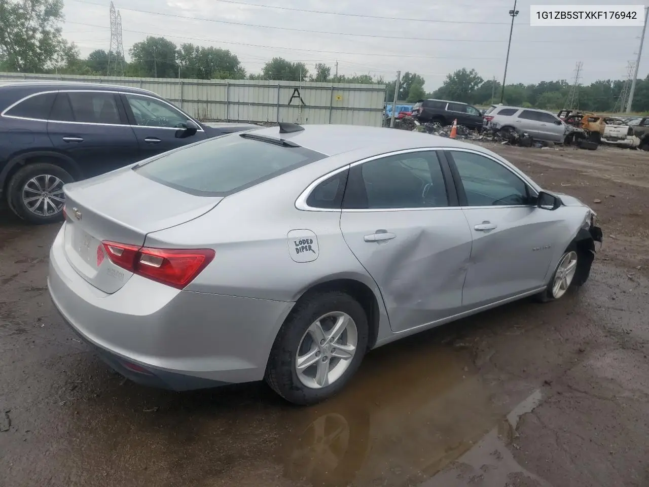 2019 Chevrolet Malibu Ls VIN: 1G1ZB5STXKF176942 Lot: 62558425