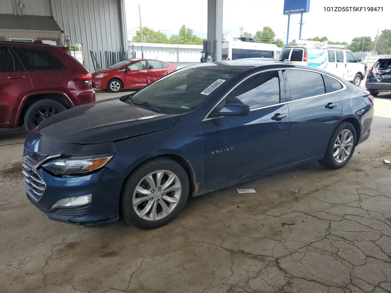2019 Chevrolet Malibu Lt VIN: 1G1ZD5ST5KF198471 Lot: 62836465
