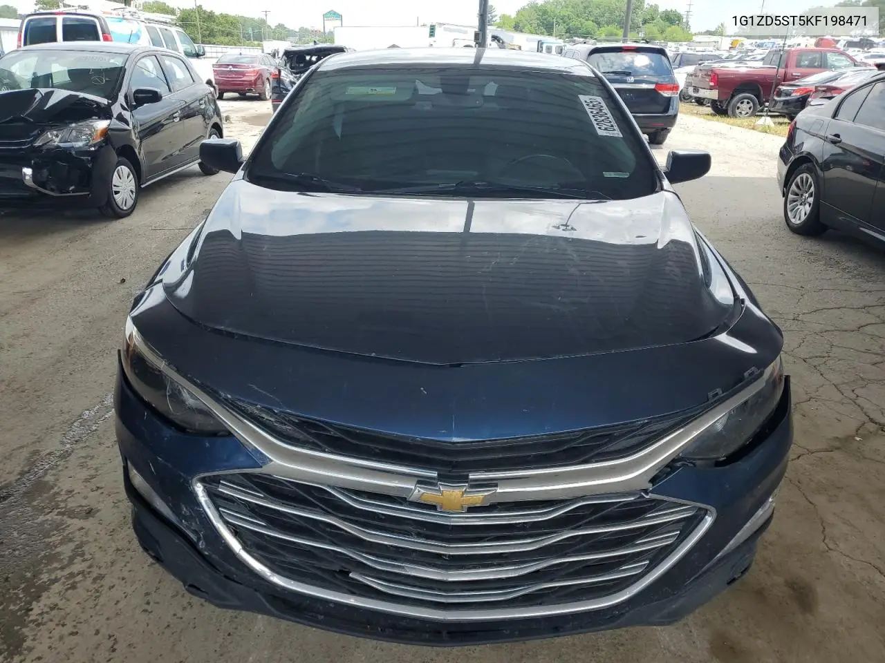 2019 Chevrolet Malibu Lt VIN: 1G1ZD5ST5KF198471 Lot: 62836465