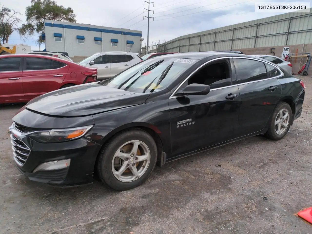 2019 Chevrolet Malibu Ls VIN: 1G1ZB5ST3KF206153 Lot: 62916525