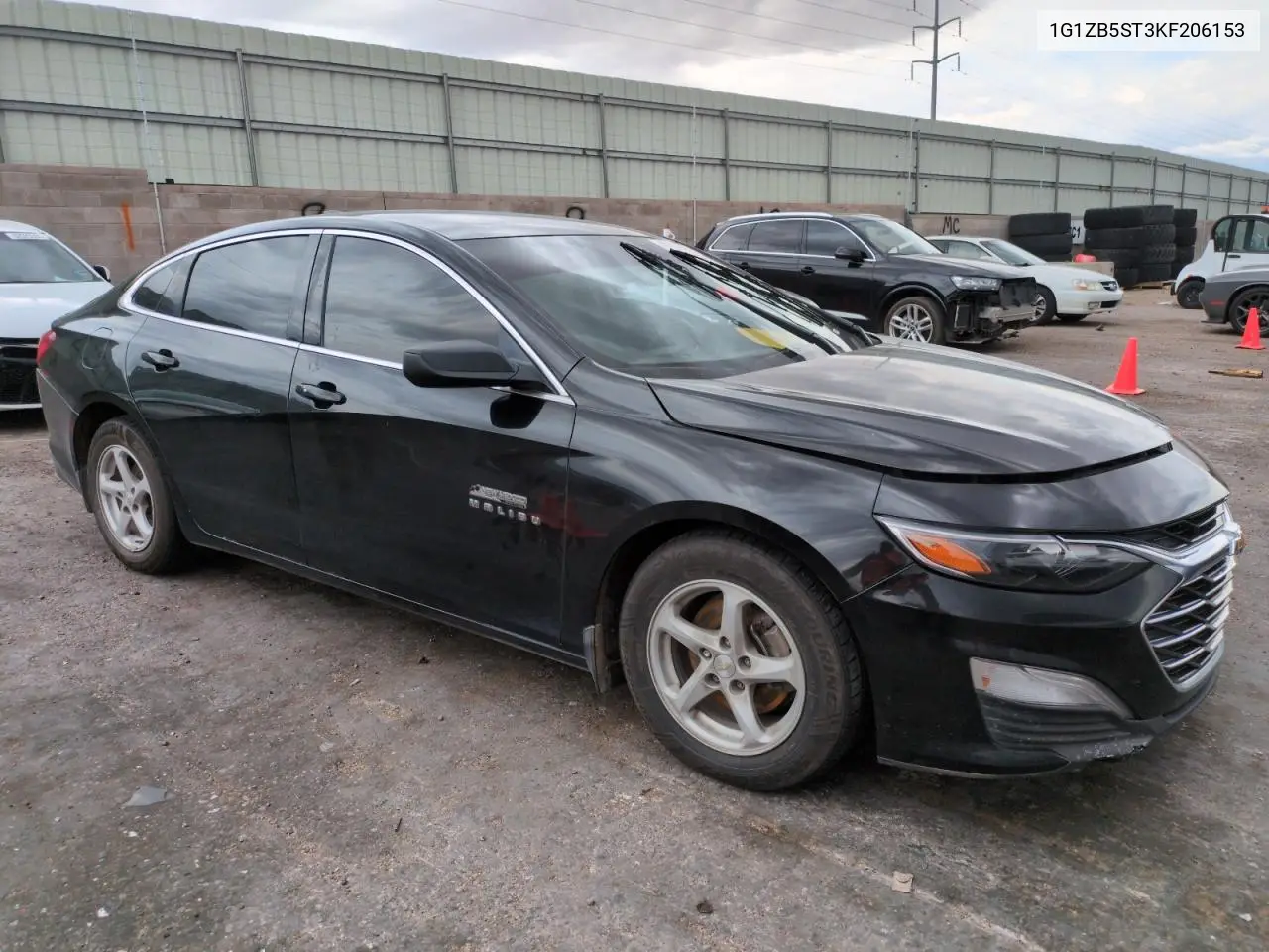 2019 Chevrolet Malibu Ls VIN: 1G1ZB5ST3KF206153 Lot: 62916525