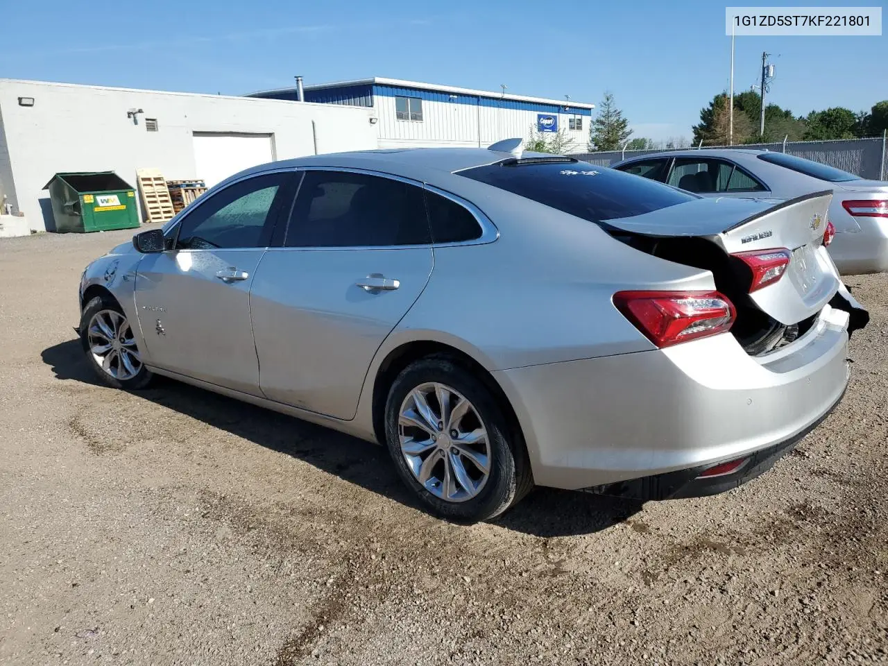 2019 Chevrolet Malibu Lt VIN: 1G1ZD5ST7KF221801 Lot: 62941845