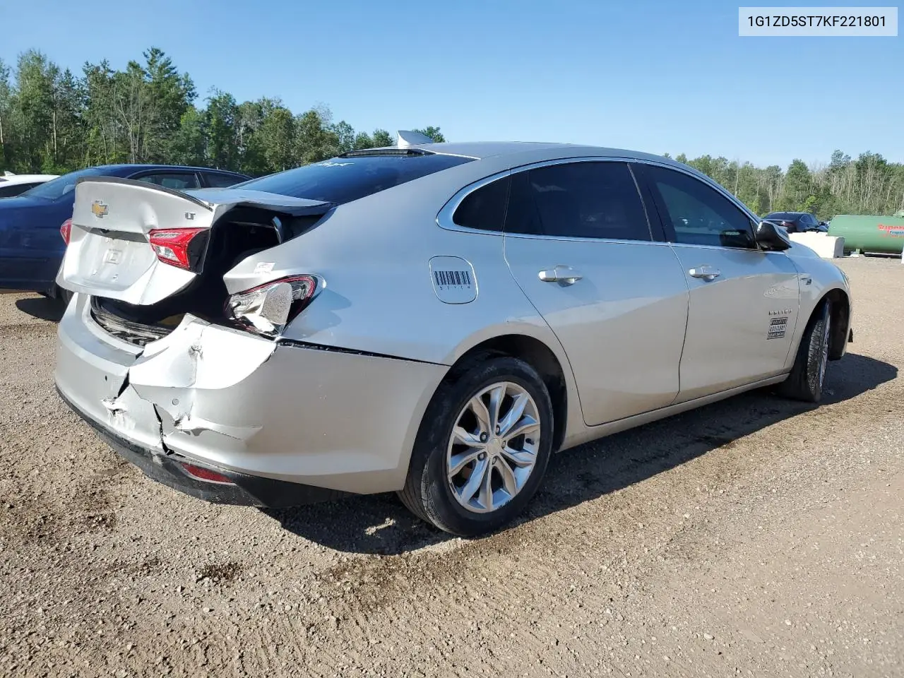 2019 Chevrolet Malibu Lt VIN: 1G1ZD5ST7KF221801 Lot: 62941845