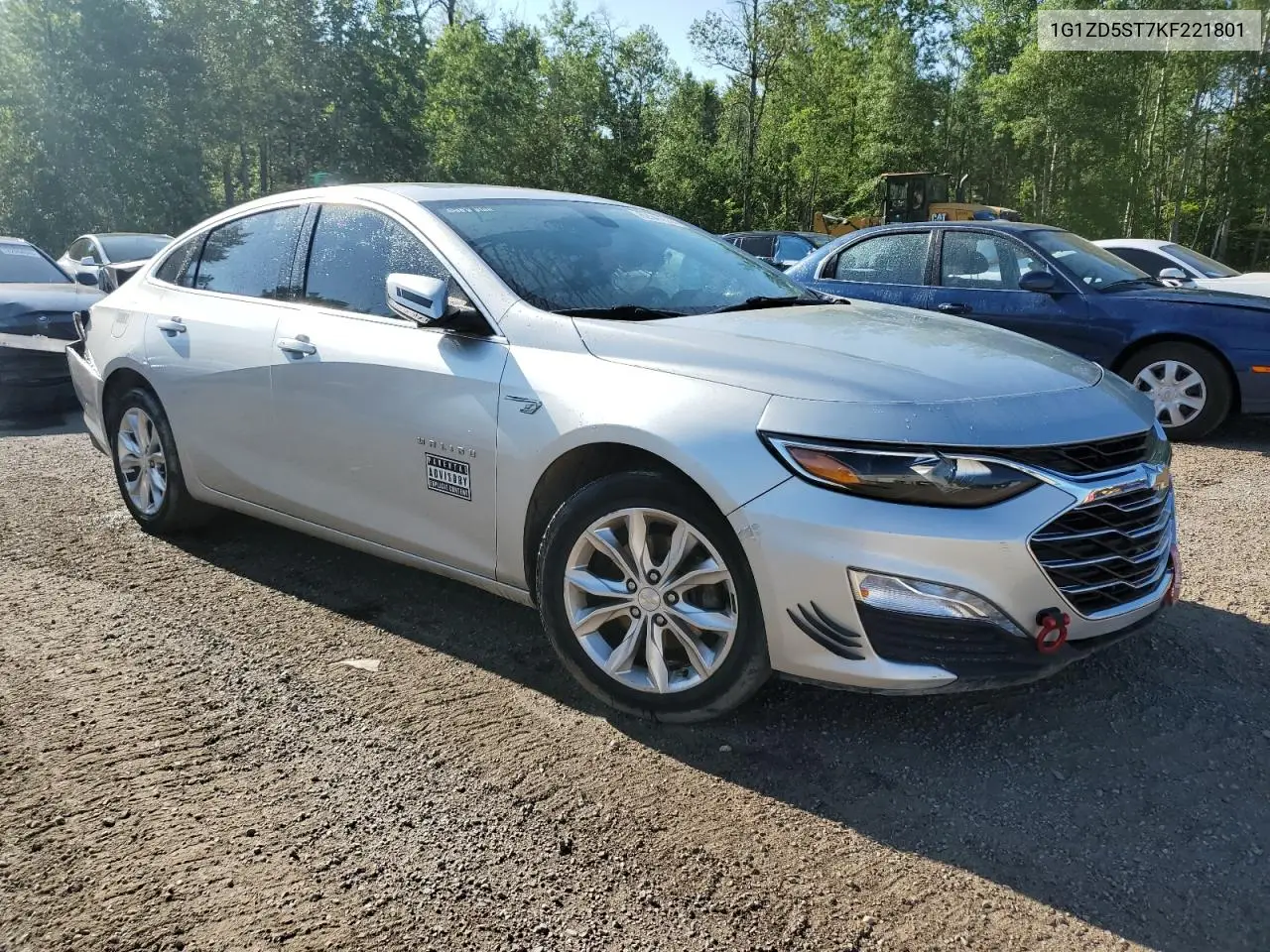 2019 Chevrolet Malibu Lt VIN: 1G1ZD5ST7KF221801 Lot: 62941845