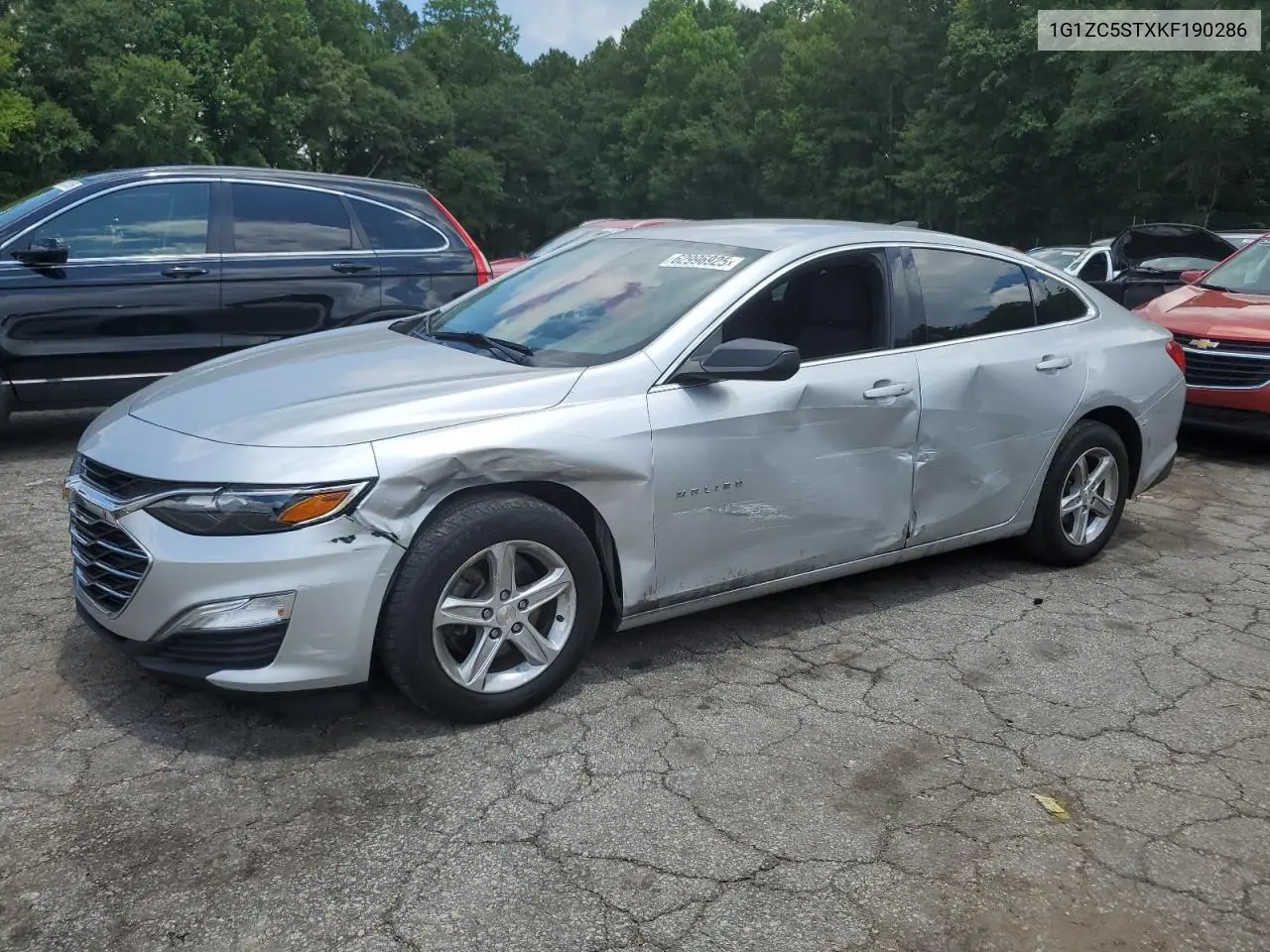 2019 Chevrolet Malibu Ls VIN: 1G1ZC5STXKF190286 Lot: 62996925