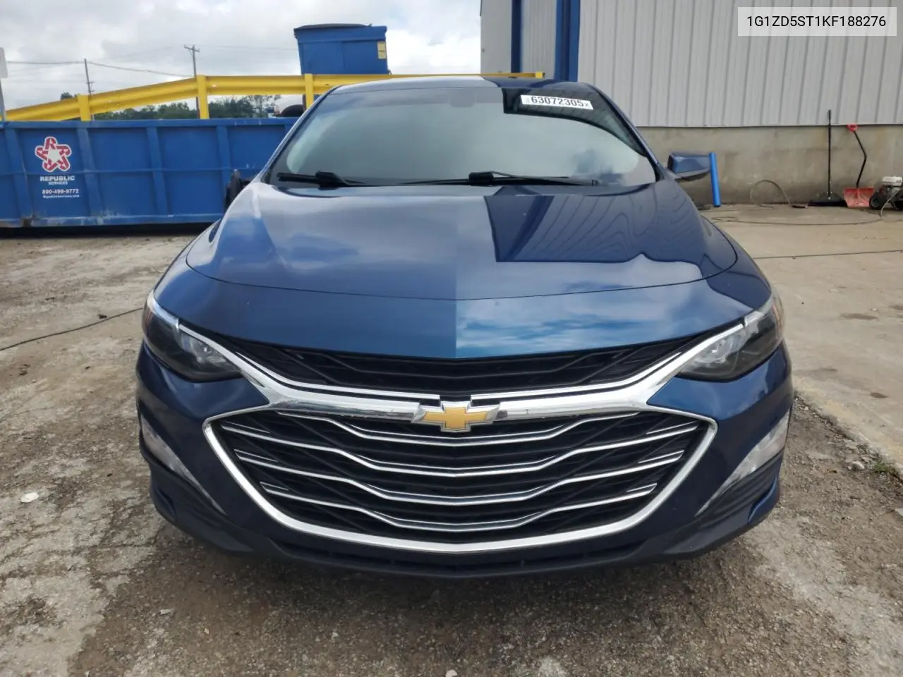 2019 Chevrolet Malibu Lt VIN: 1G1ZD5ST1KF188276 Lot: 63072305
