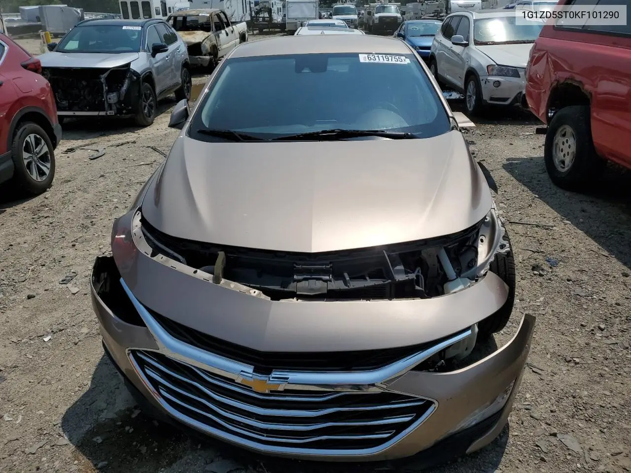 1G1ZD5ST0KF101290 2019 Chevrolet Malibu Lt