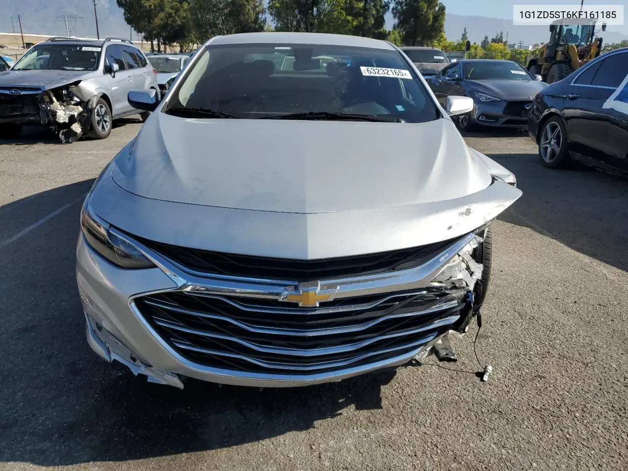 2019 Chevrolet Malibu Lt VIN: 1G1ZD5ST6KF161185 Lot: 63232165