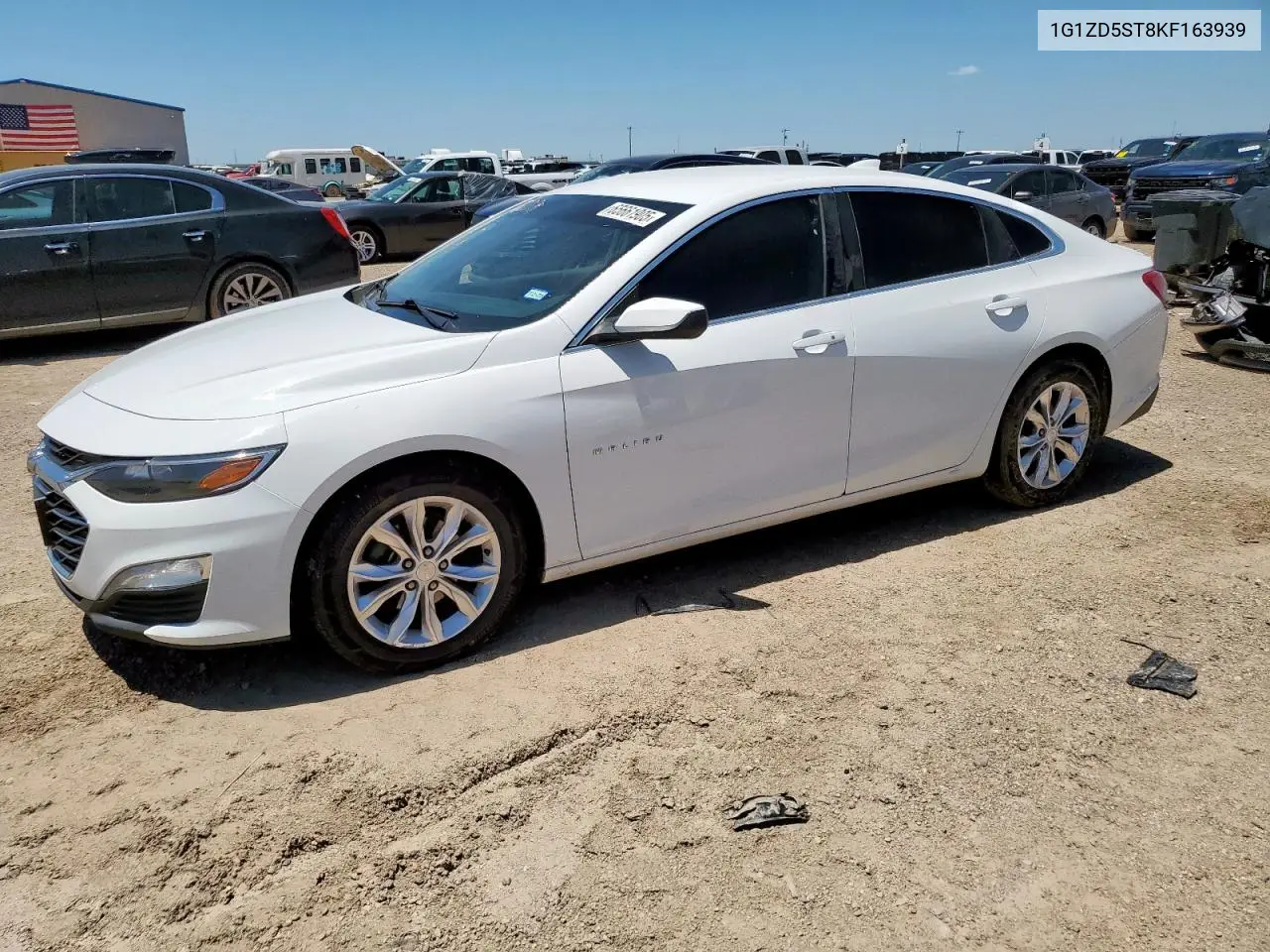 2019 Chevrolet Malibu Lt VIN: 1G1ZD5ST8KF163939 Lot: 65661905