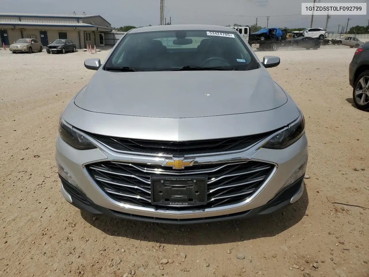 2020 Chevrolet Malibu Lt VIN: 1G1ZD5ST0LF092799 Lot: 53424705