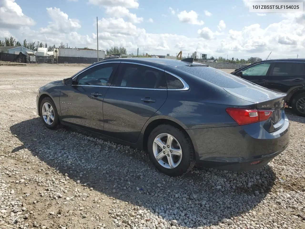 2020 Chevrolet Malibu Ls VIN: 1G1ZB5ST5LF154025 Lot: 55271455