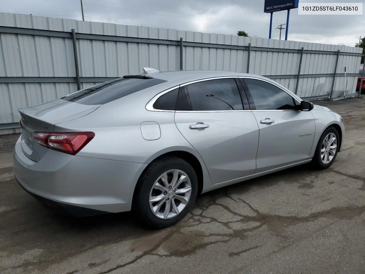 2020 Chevrolet Malibu Lt VIN: 1G1ZD5ST6LF043610 Lot: 56363965