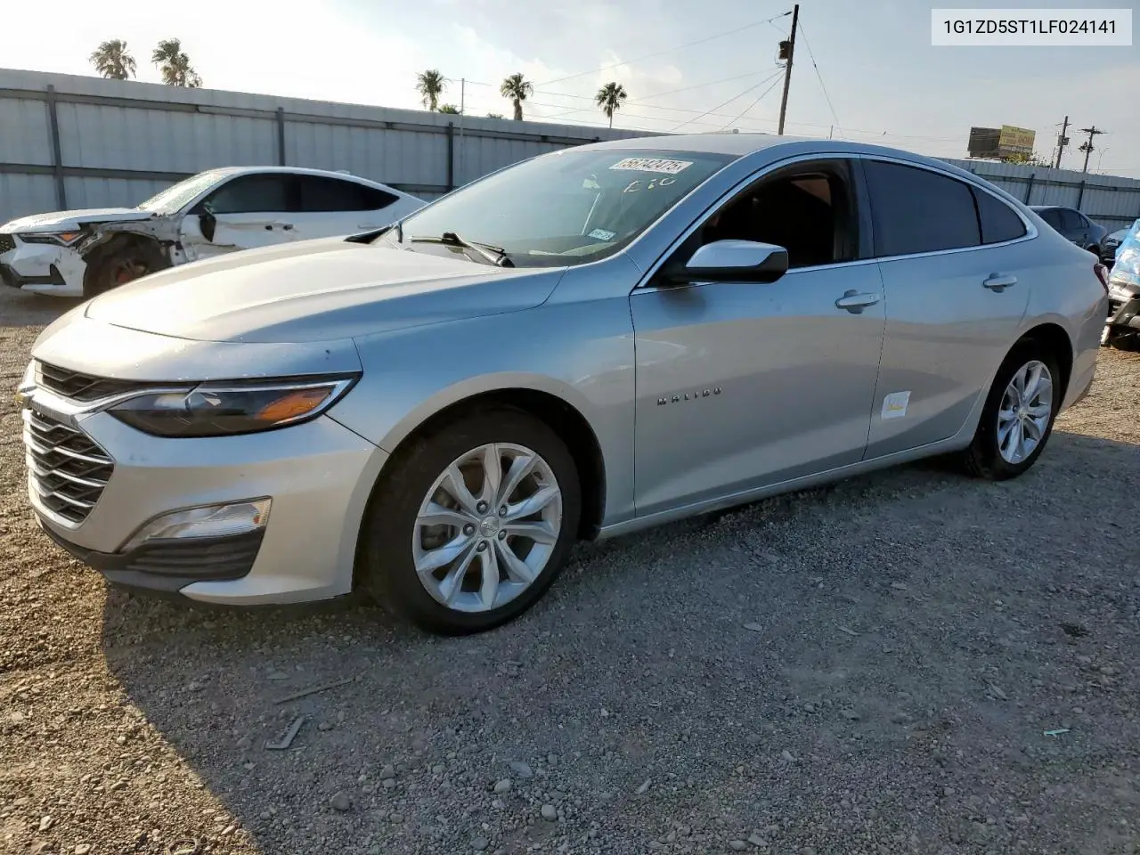 2020 Chevrolet Malibu Lt VIN: 1G1ZD5ST1LF024141 Lot: 56742475
