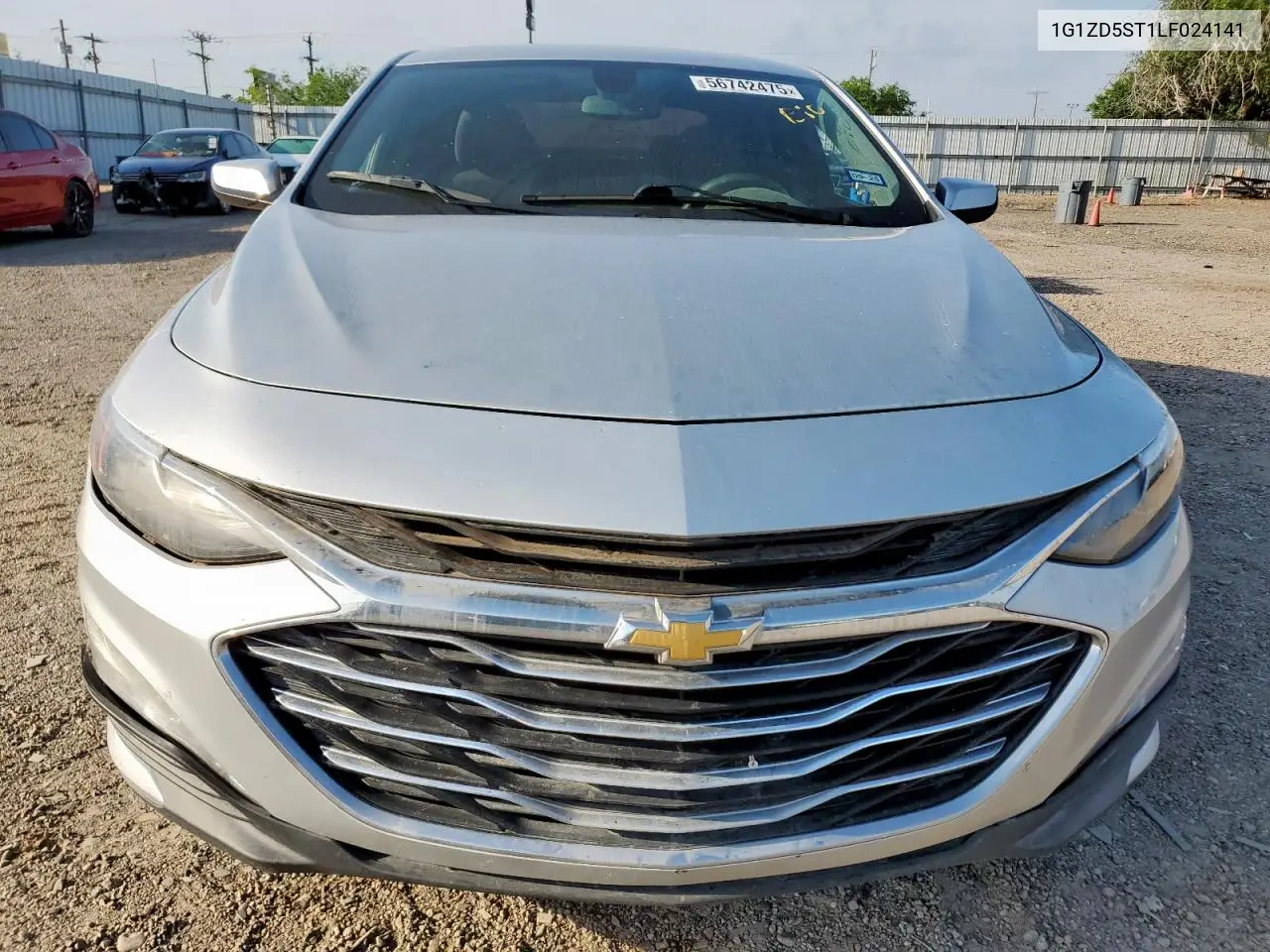 2020 Chevrolet Malibu Lt VIN: 1G1ZD5ST1LF024141 Lot: 56742475