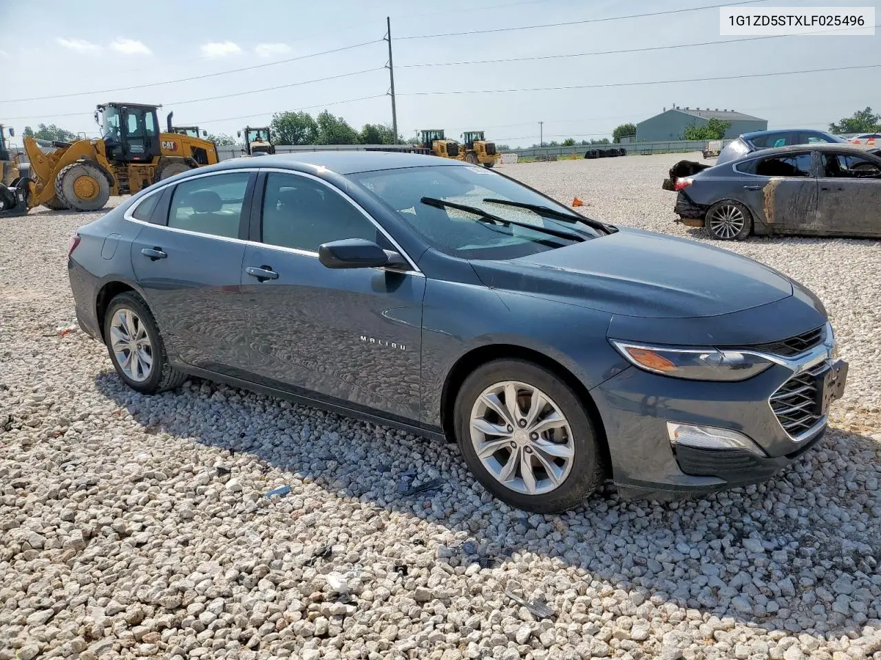 2020 Chevrolet Malibu Lt VIN: 1G1ZD5STXLF025496 Lot: 56894065