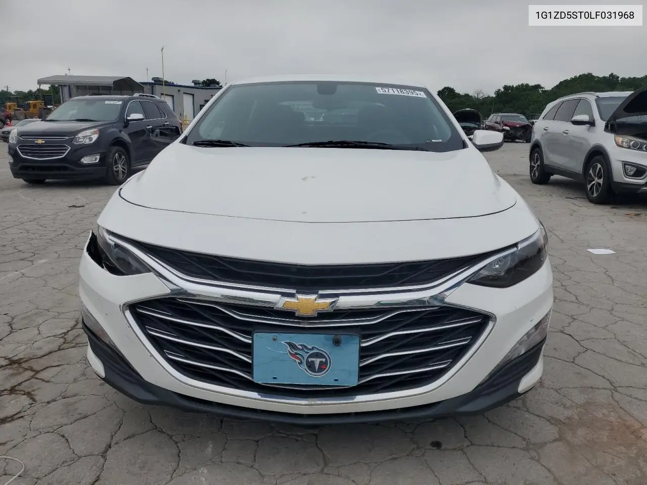 2020 Chevrolet Malibu Lt VIN: 1G1ZD5ST0LF031968 Lot: 57118395
