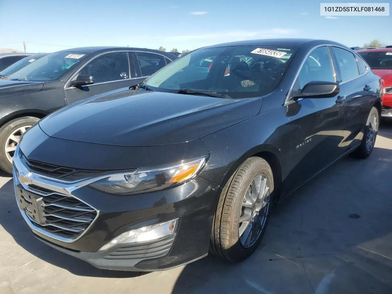 2020 Chevrolet Malibu Lt VIN: 1G1ZD5STXLF081468 Lot: 61654535