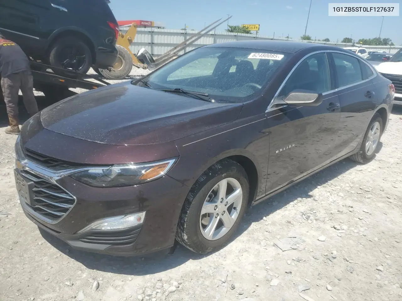 2020 Chevrolet Malibu Ls VIN: 1G1ZB5ST0LF127637 Lot: 62480085