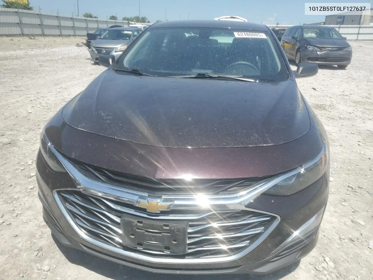 2020 Chevrolet Malibu Ls VIN: 1G1ZB5ST0LF127637 Lot: 62480085