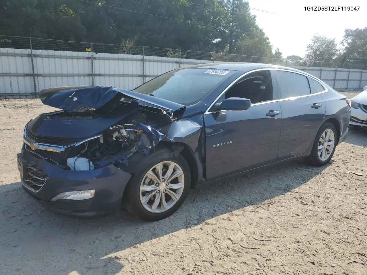 2020 Chevrolet Malibu Lt VIN: 1G1ZD5ST2LF119047 Lot: 62610315